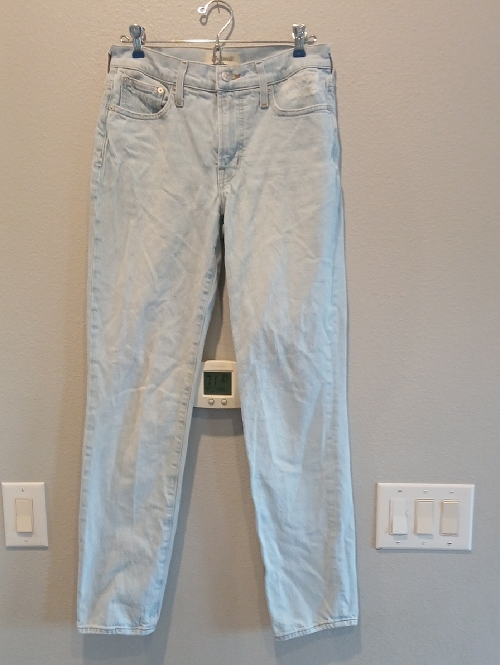 Madewell 26 Tall Light Blue High-Rise Women's Jeans mid rise perfect vintage